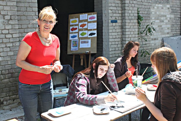 Frau Menzel sieht nach dem Rechten